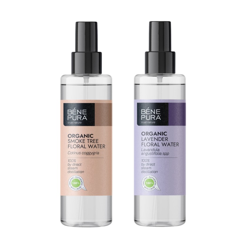 Bio Květinová voda z Ruj Vlasatá a Bio Květinová voda z Levandule - GMC