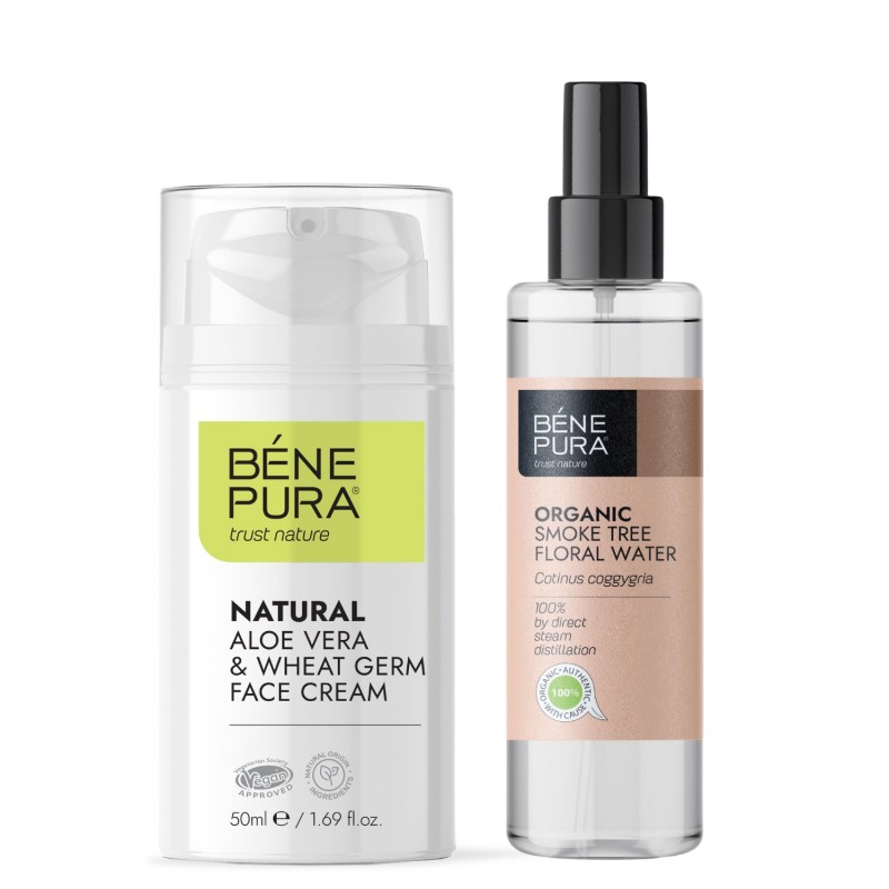 Bio Květinová voda z Ruj Vlasatá a Aloe Vera Pleťový Krém - Srovnání produktů