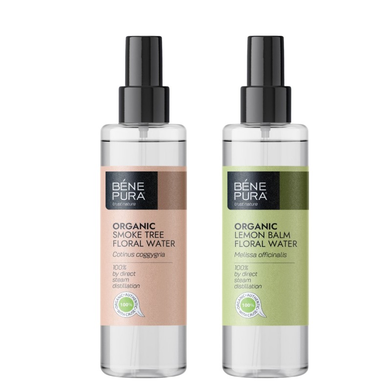 Bio Květinová voda z Ruj Vlasatá a Bio Květinová voda z Meduňka - GMC