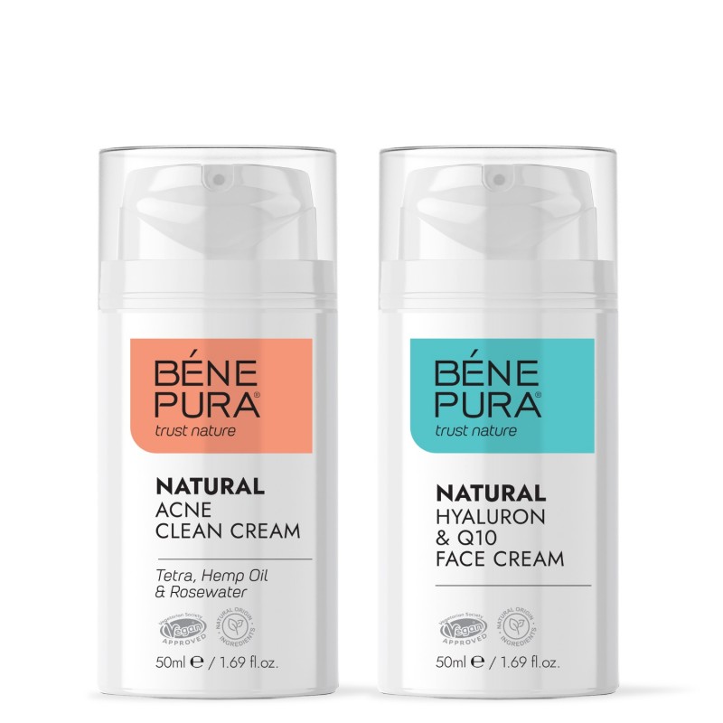 Krém na Obličej Proti Akné a Hyaluron & Q10 Pleťový Krém - GMC