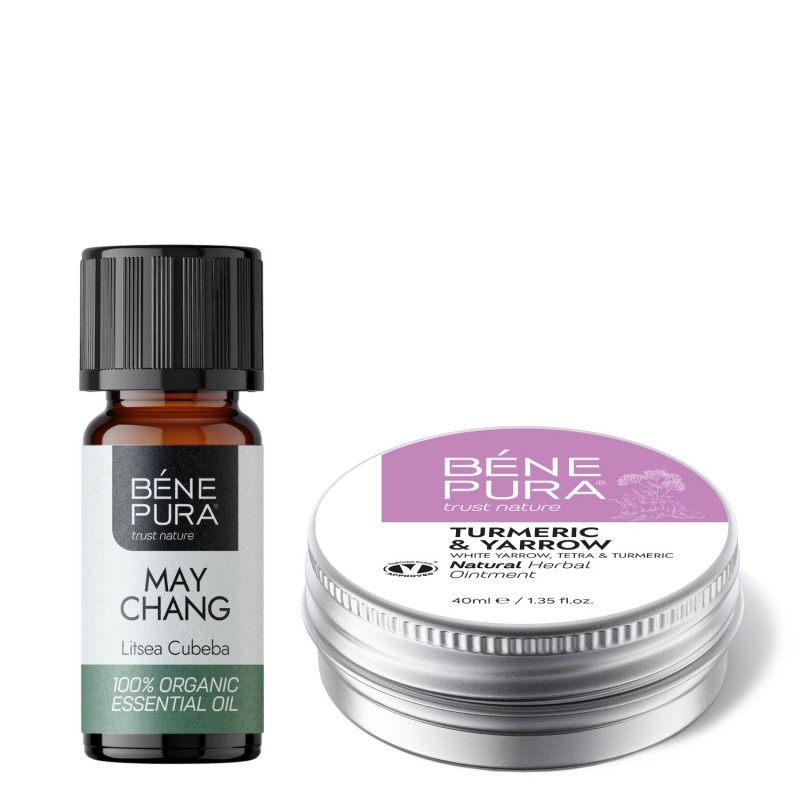 Mast na Hemoroidy s Bílým řebříčkem, Tetrou a Kurkumou a Bio Éterický olej Litsea Cubeba - GMC