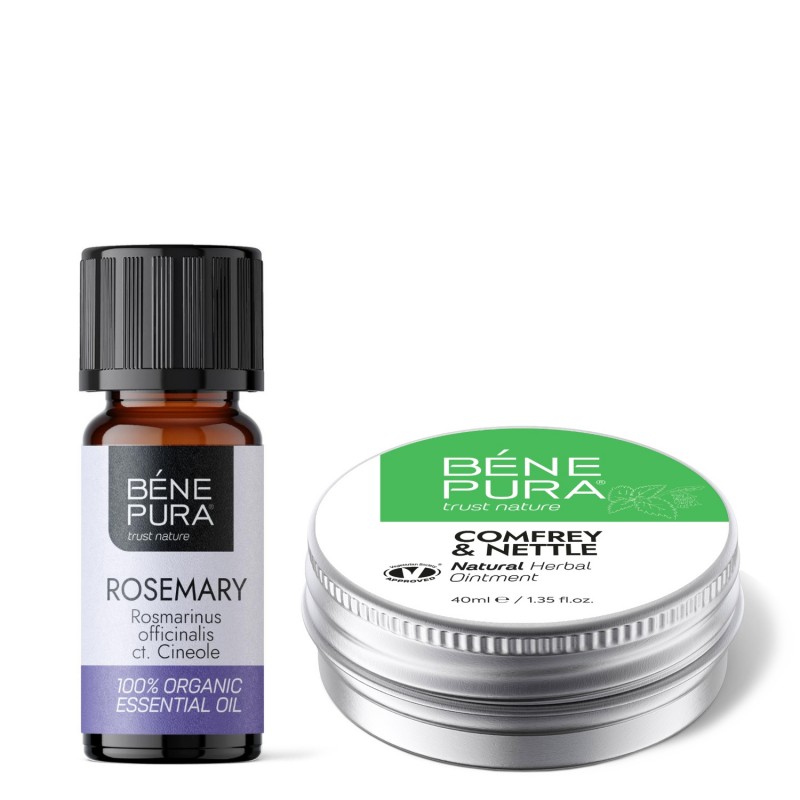 Mast na Klouby s Kostival a Kopřivou a Bio Éterický olej Rozmarýn Cineol - GMC