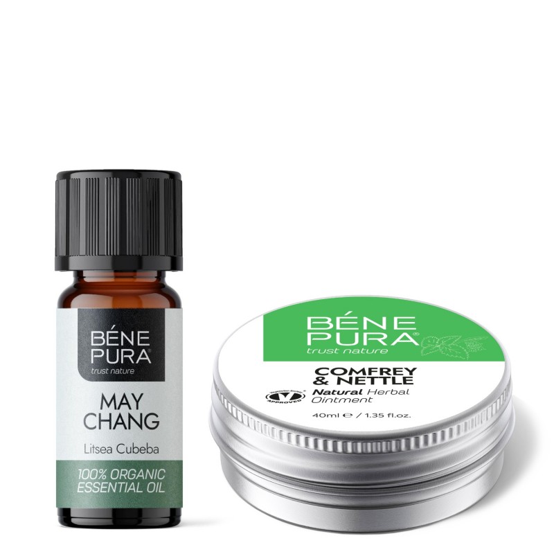 Mast na Klouby s Kostival a Kopřivou a Bio Éterický olej Litsea Cubeba - GMC