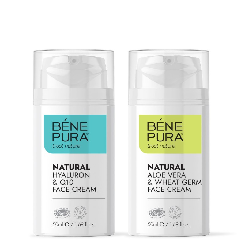 Hyaluron & Q10 Pleťový Krém a Aloe Vera Pleťový Krém - Srovnání produktů