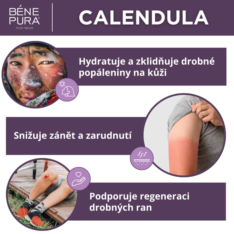 3x Mast na Popáleniny a Rány s Měsíček lékařský, Aloe Vera a Třezalka tečkovana - 40ml