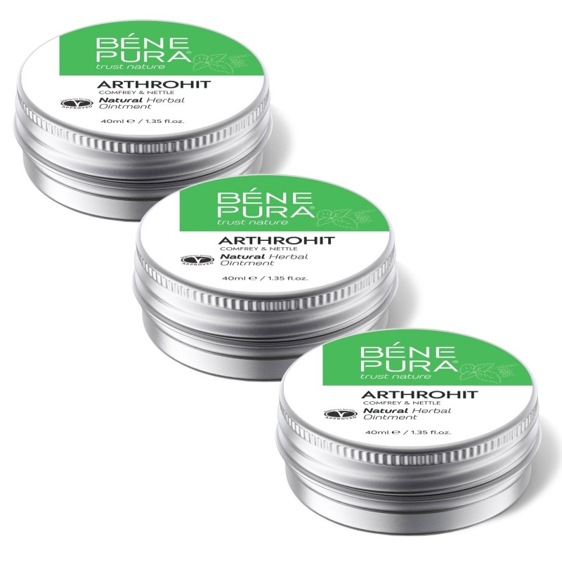 3x Mast na Klouby s Kostival a Kopřivou - 40ml - Sady