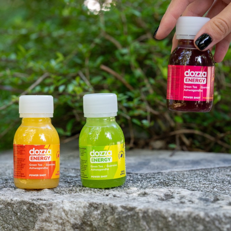 DOZZA Energy Hot Pomegranate Energy shot - 60ml - Benepura.cz DOZZA Energy Hot Pomegranate Energy shot - 60ml