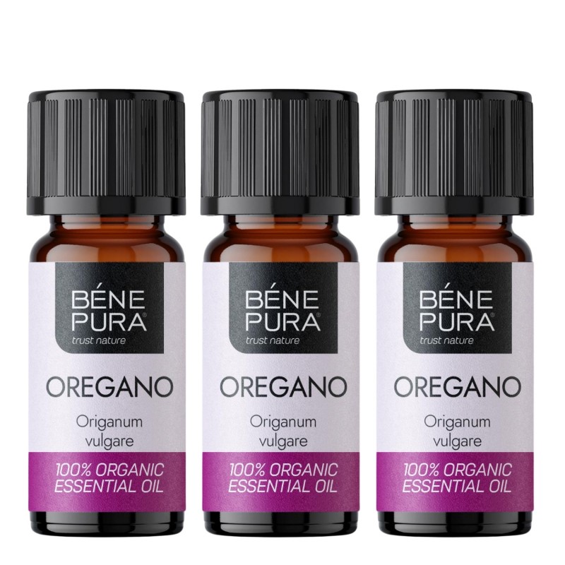 3x Bio Éterický olej Oregano - 10ml - Sady