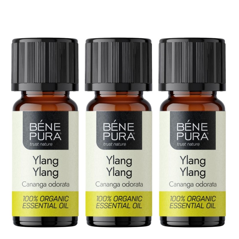 3x Bio Éterický olej Ylang-ylang - 5ml - Éterické oleje