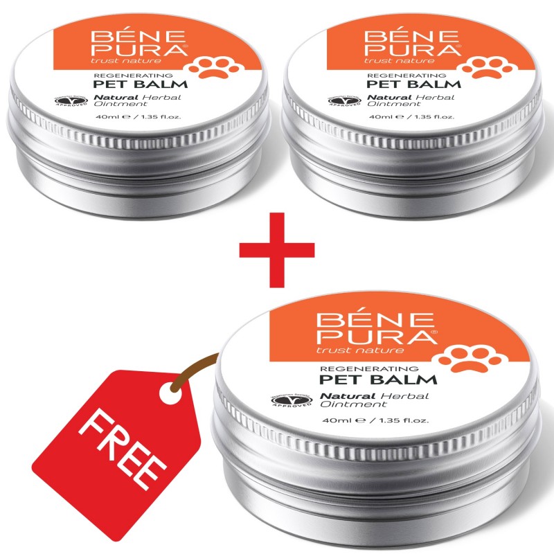 3x Regenerační Balzám pro Domácí Mazlíčky s Měsíčkem - 40ml - Masti pro psy