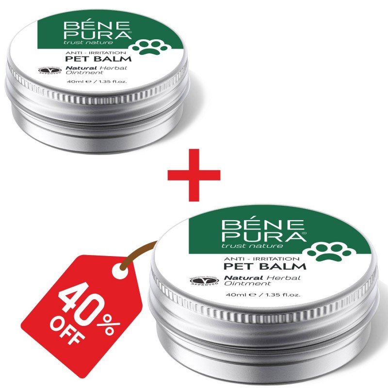2x Balzám proti Podráždění pro Domácí Mazlíčky s Jitrocelem - 40ml - Masti pro psy
